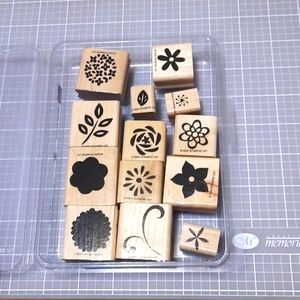 Flower Factory Rubber stamp set  2004